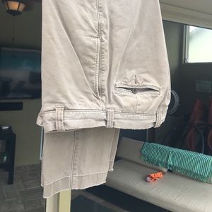 J.Crew 100% Cotton light brown chinos 34x32